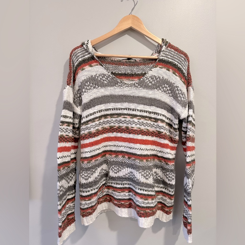 Nordstrom Sanctuary Hooded Sweater sz S‎